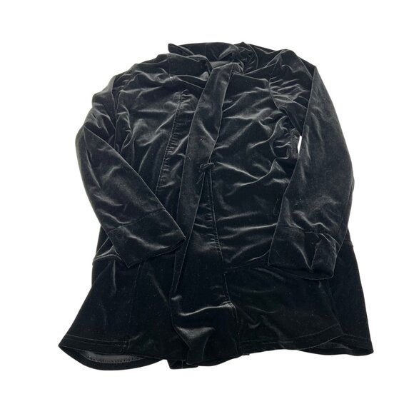 3 Sisters Women's size Small Oversized Velour Stretch Jacket Blazer lightweight - Picture 1 of 5